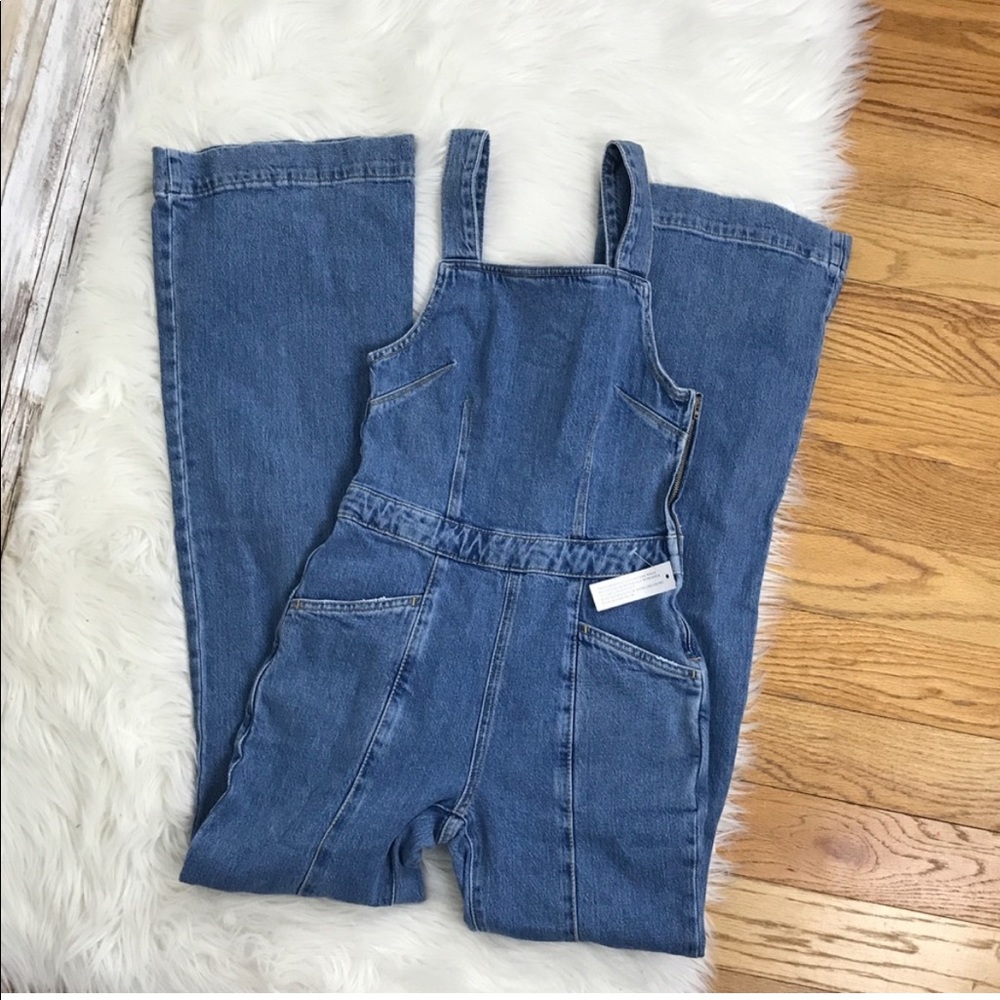 SOLD Free People We the Free Aurora Denim Jumpsuit Overalls